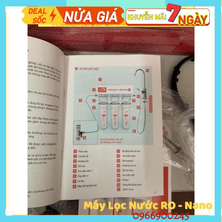 Chính Hãng Máy Lọc Nước Nano Geyser Ecotar 5