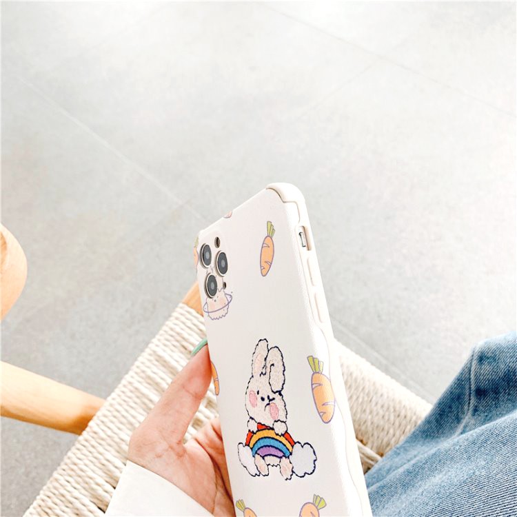 Ốp lưng iphone Sad Rabbit thêu viền chống va đập 5/5s/6/6plus/6s/6splus/7/7plus/8/8plus/x/xs/11/12/pro/max/plus/promax | BigBuy360 - bigbuy360.vn