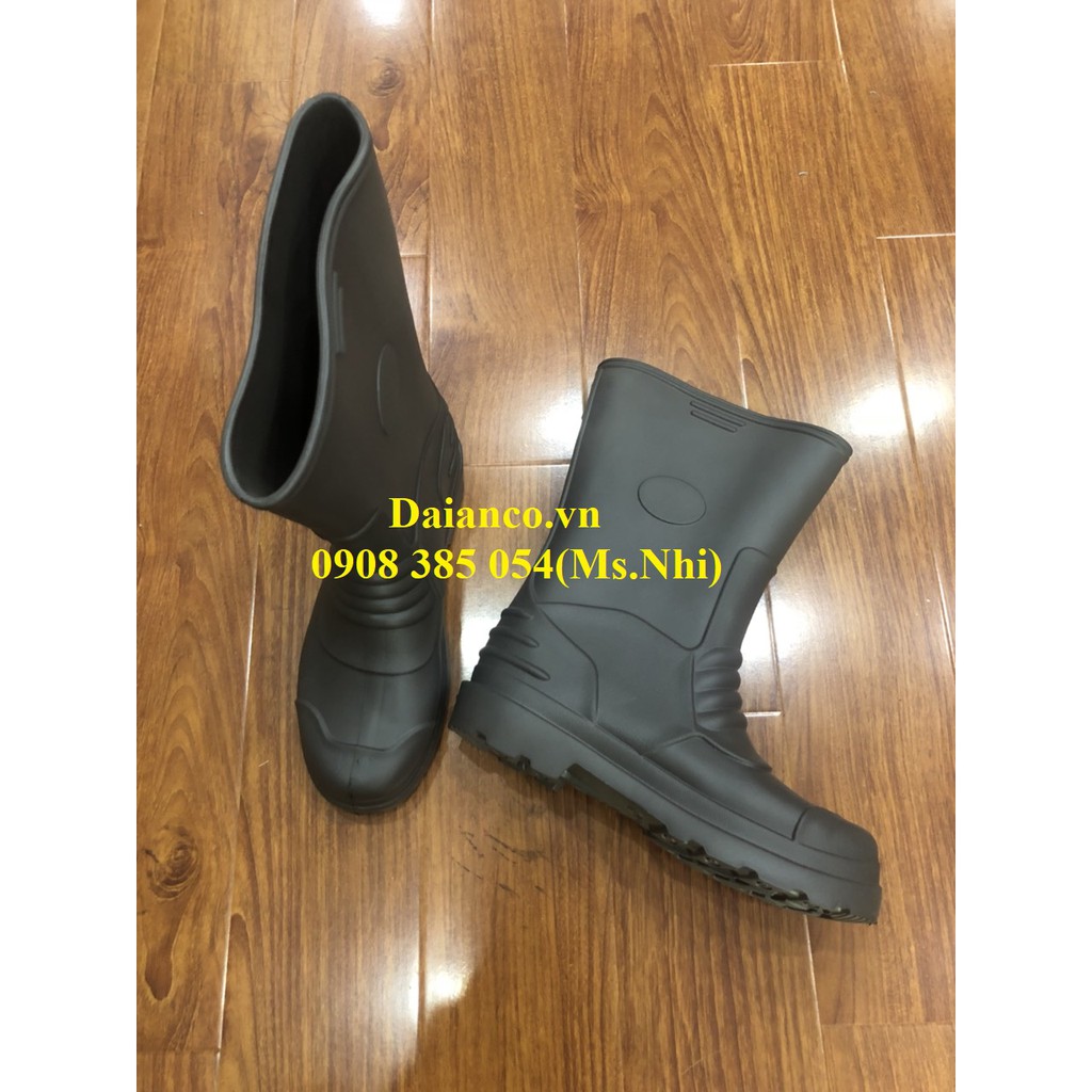 Ủng Xốp Màu Nâu Siêu Nhẹ Chống Thấm Nước Hãng VAC - Đầy đủ Size- Hình Thật | BigBuy360 - bigbuy360.vn