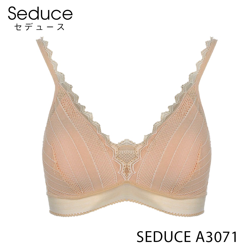 Áo Lót Nữ Ren Mút Mỏng Không Gọng Full Cup Seduce A3071