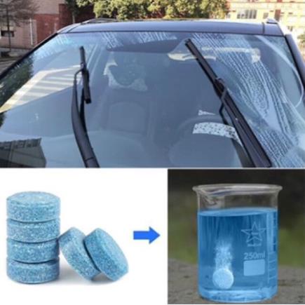Viên sủi rửa kính ô tô - Tẩy sạch kính, 100% sinh học, thân thiện môi trường