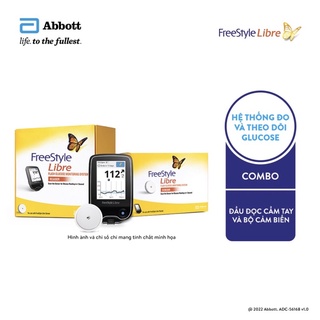 [COMBO 1 ĐẦU ĐỌC và 1 SENSOR] FREESTYLE LIBRE Trọn bộ thiết bị đo đường huyết liên tục không cần trích máu đầu ngón tay