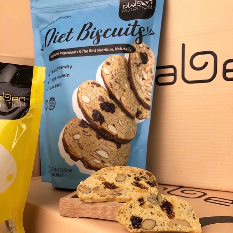 Combo 04 món Olaben Granola - Biscuits - Bars - Chén