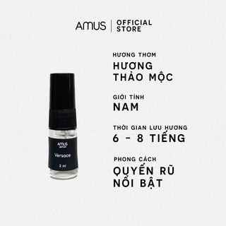 Tinh Dầu Nước Hoa Nam Versace Amus 2ml