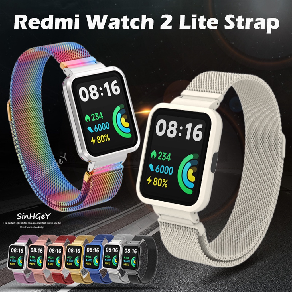 Dây Đeo Inox Milanese Cho Đồng Hồ Redmi watch 2 lite