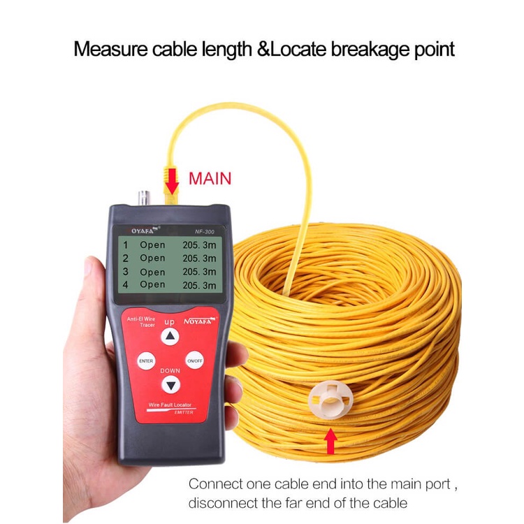 Máy test mạng, dò dây mạng  NOYAFA NF308, NF300, NF868 cao cấp chính hãng