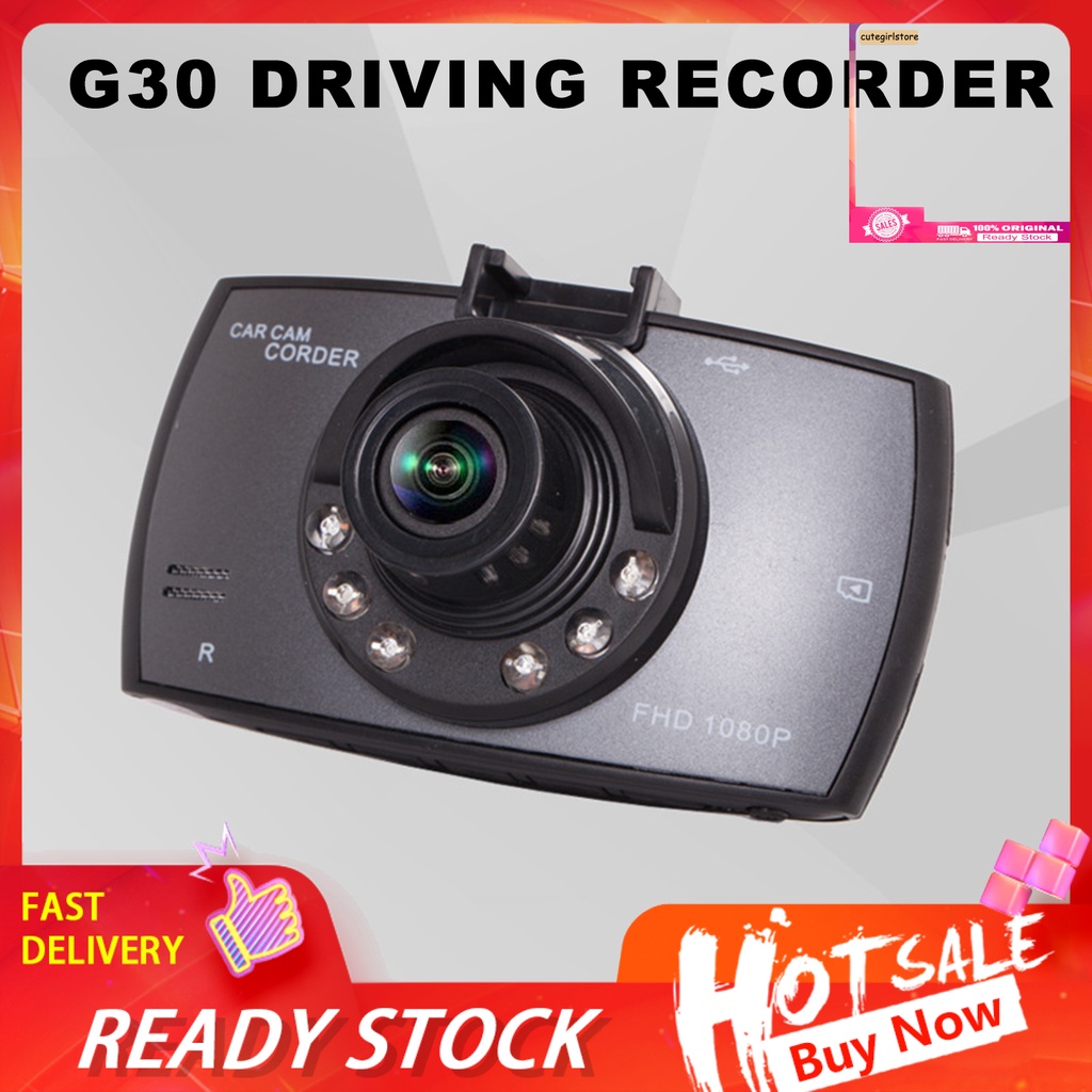 Camera Hành Trình Xe Hơi Qcdz_G30 H300 Hd 1080p 2.4in Hỗ Trợ Quay Ban Đêm