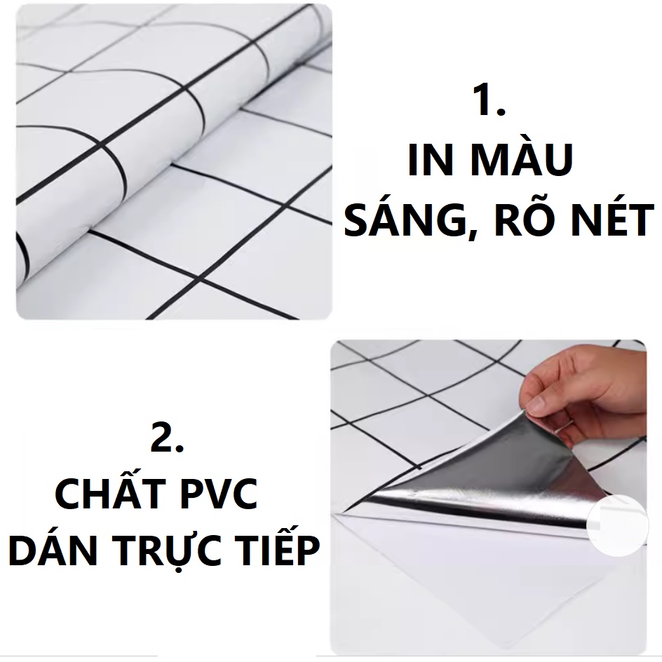 Giấy dán tường bếp tráng nhôm cách nhiệt khổ 0.6x2.5M, miếng decal chống dầu mỡ dễ lau chùi