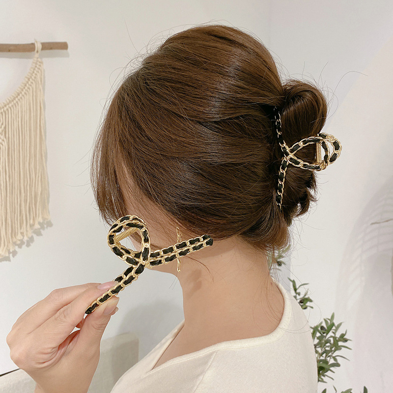 Kẹp Tóc Lớn Phong Cách Hàn Quốc Đơn Giản Cho Nữ