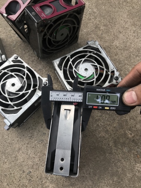 Quạt server hp nidec 12v 1A, vuông 9cm