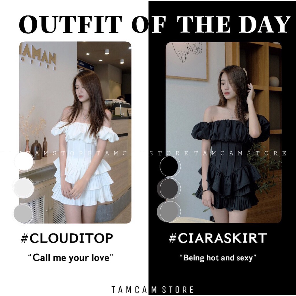 ÁO TRỄ VAI TAY BỒNG CHIẾT EO