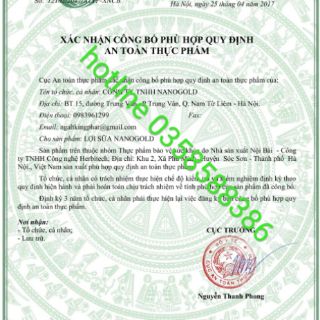Lợi sữa nanogold