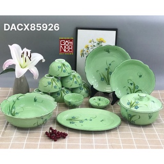 BỘ BÁT ĐĨA, BỘ ĐỒ ĂN GỐM SỨ BÁT TRÀNG