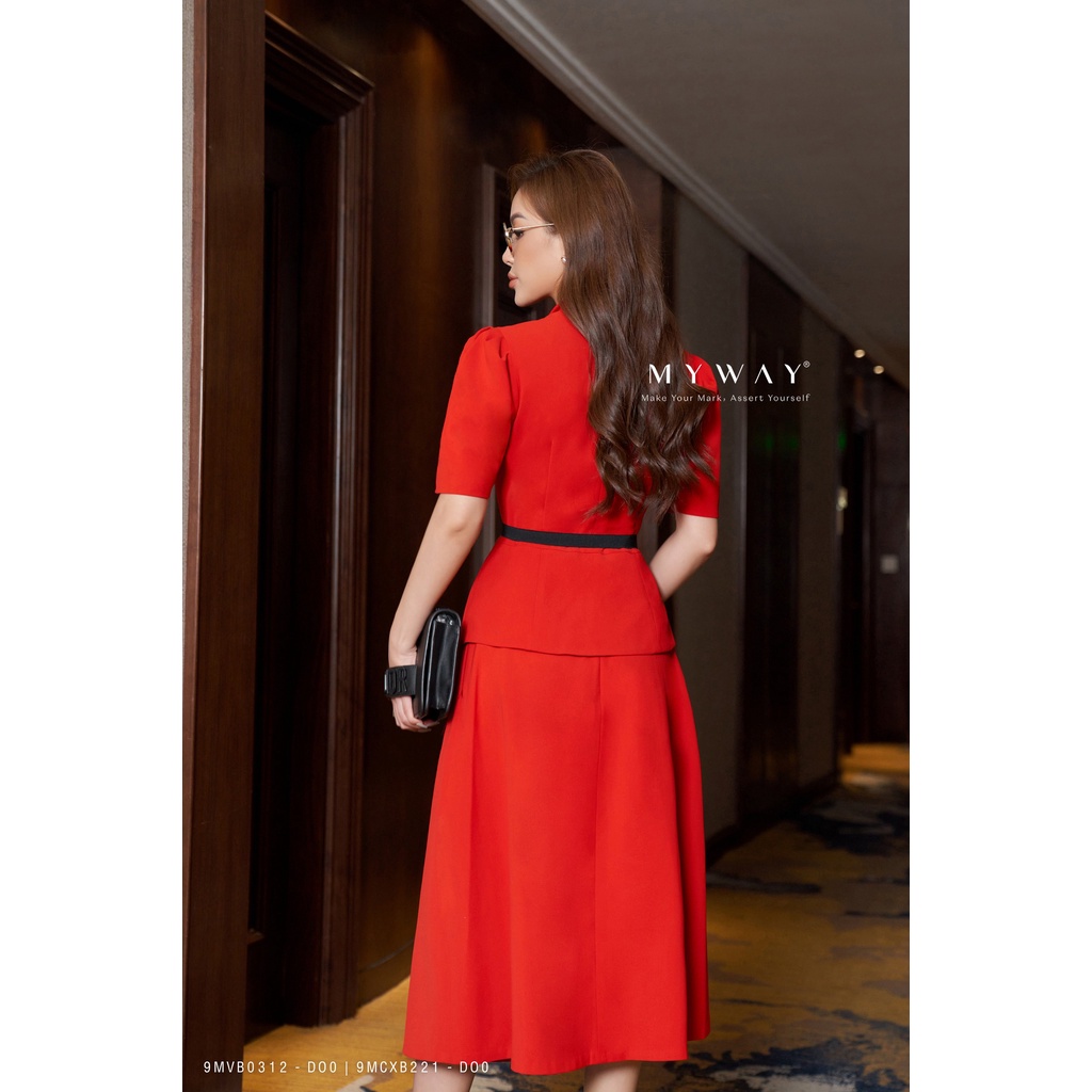 Sét Vest Áo Chân Váy Nữ MY WAY Công Sở Sang Trọng 9MVB0312 - 9MCXB221