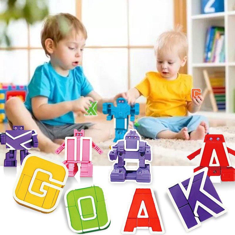 [Mã LIFETOYS1 giảm 30K đơn 99K] 26 đồ chơi biến hình chữ cái cho bé