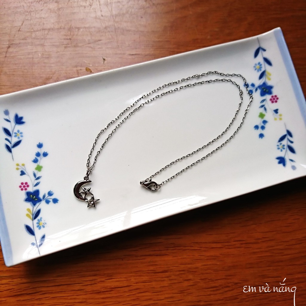 Dây chuyền sao trăng vintage Nhật - Em và nắng