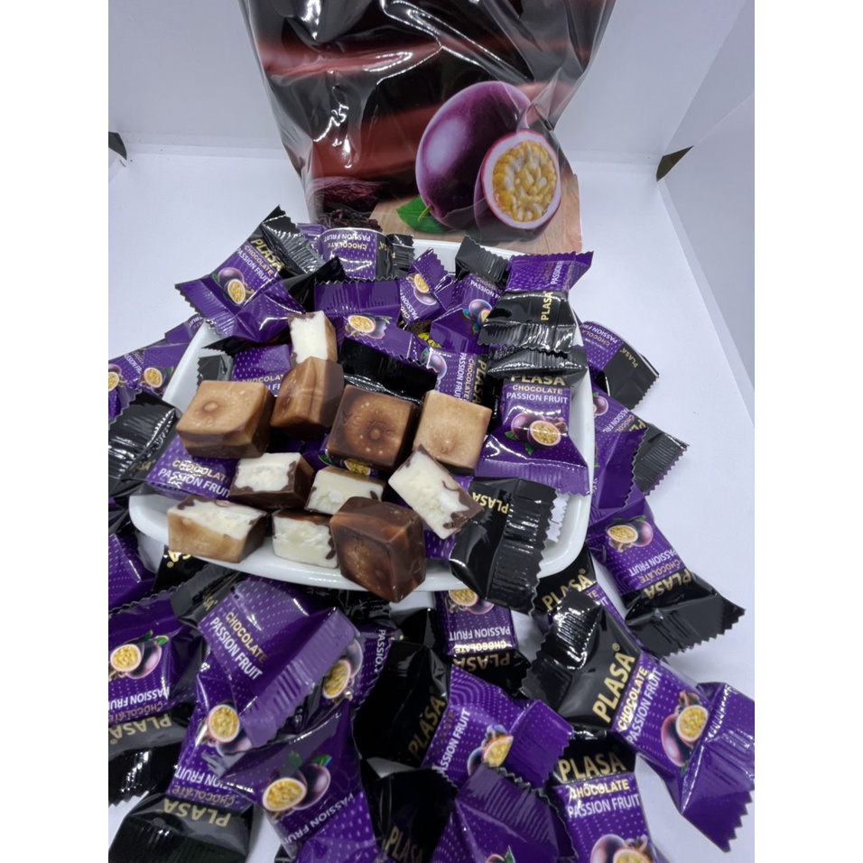 2kg - 450k- Kẹo socola hoa quả cao cấp 10 vị