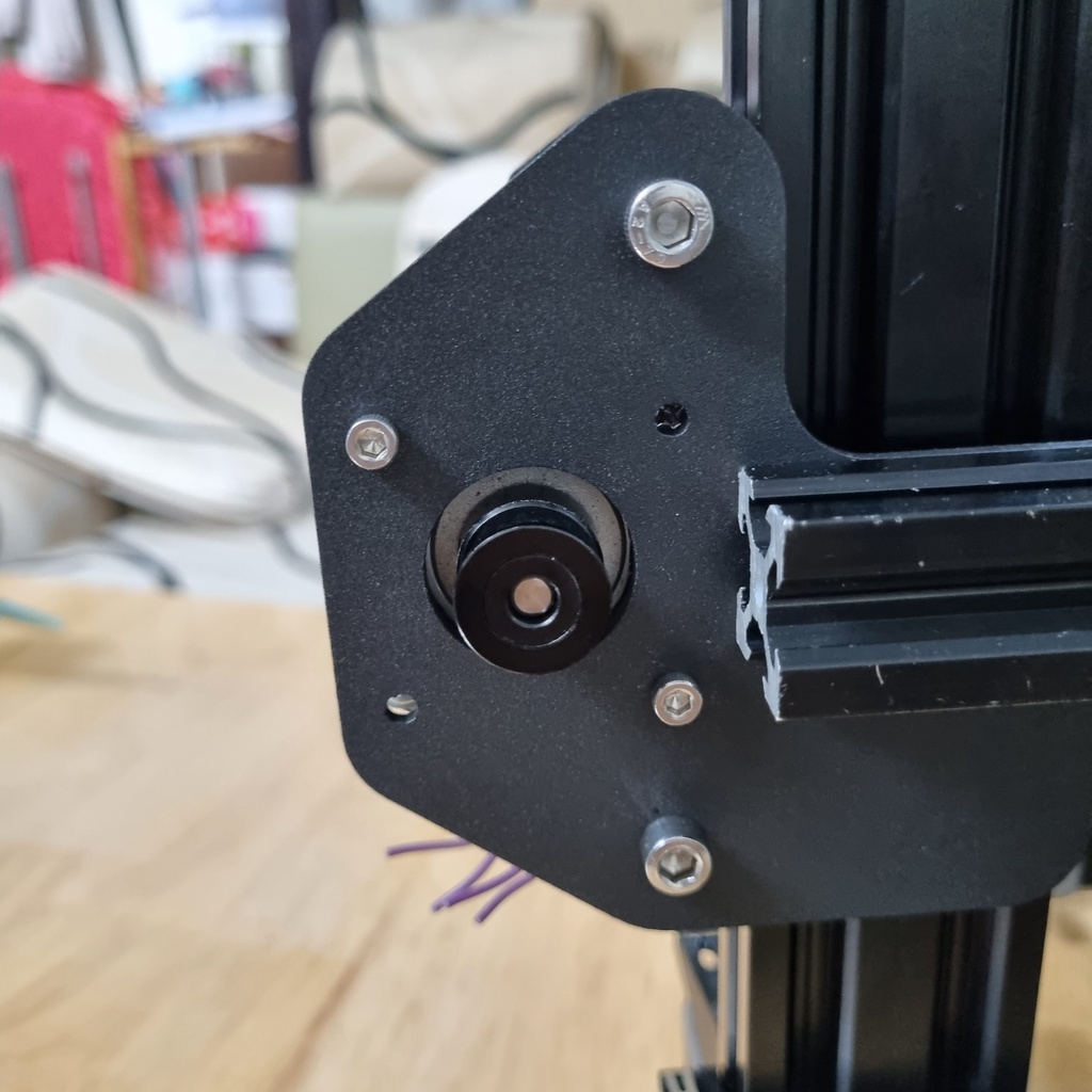 Part gắn bánh xe v-sot và motor trục X - Loại cải tiến dùng được cho vitme lẫn dây đai.