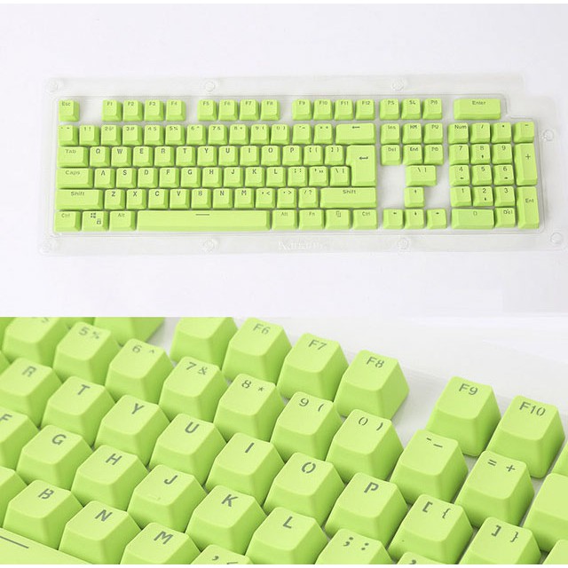 Bộ Keycap 87/104 xuyên LED PBT cho bàn phím cơ