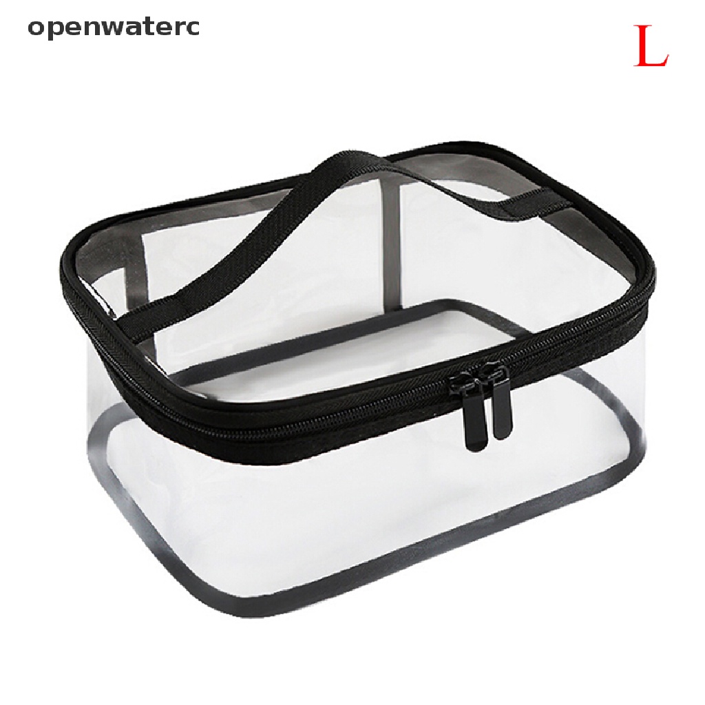 Túi Nhựa PVC Trong Suốt Đựng Đồ Trang Điểm / Mỹ Phẩm Tiện Dụng Khi Đi Du Lịch