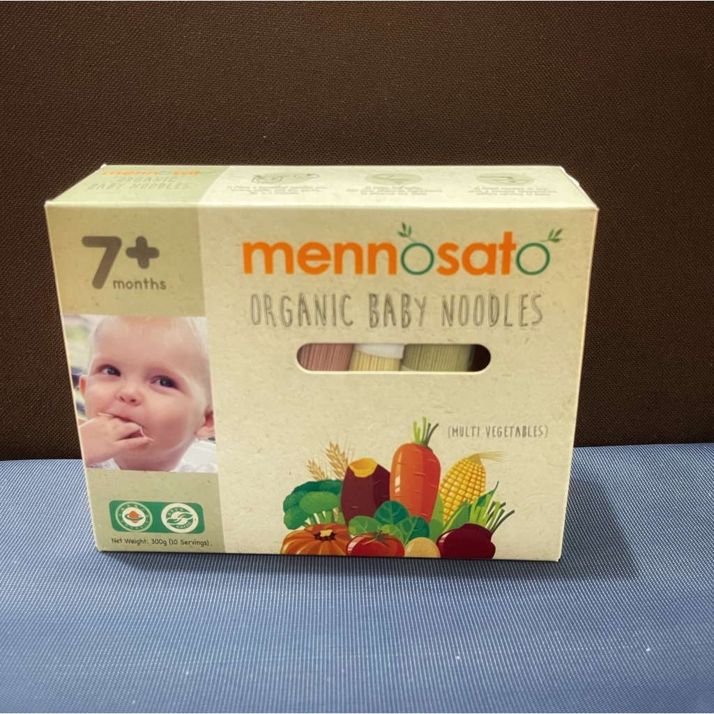 Mỳ sợi hữu cơ cho bé hỗn hợp rau củ MenNoSato 300gr