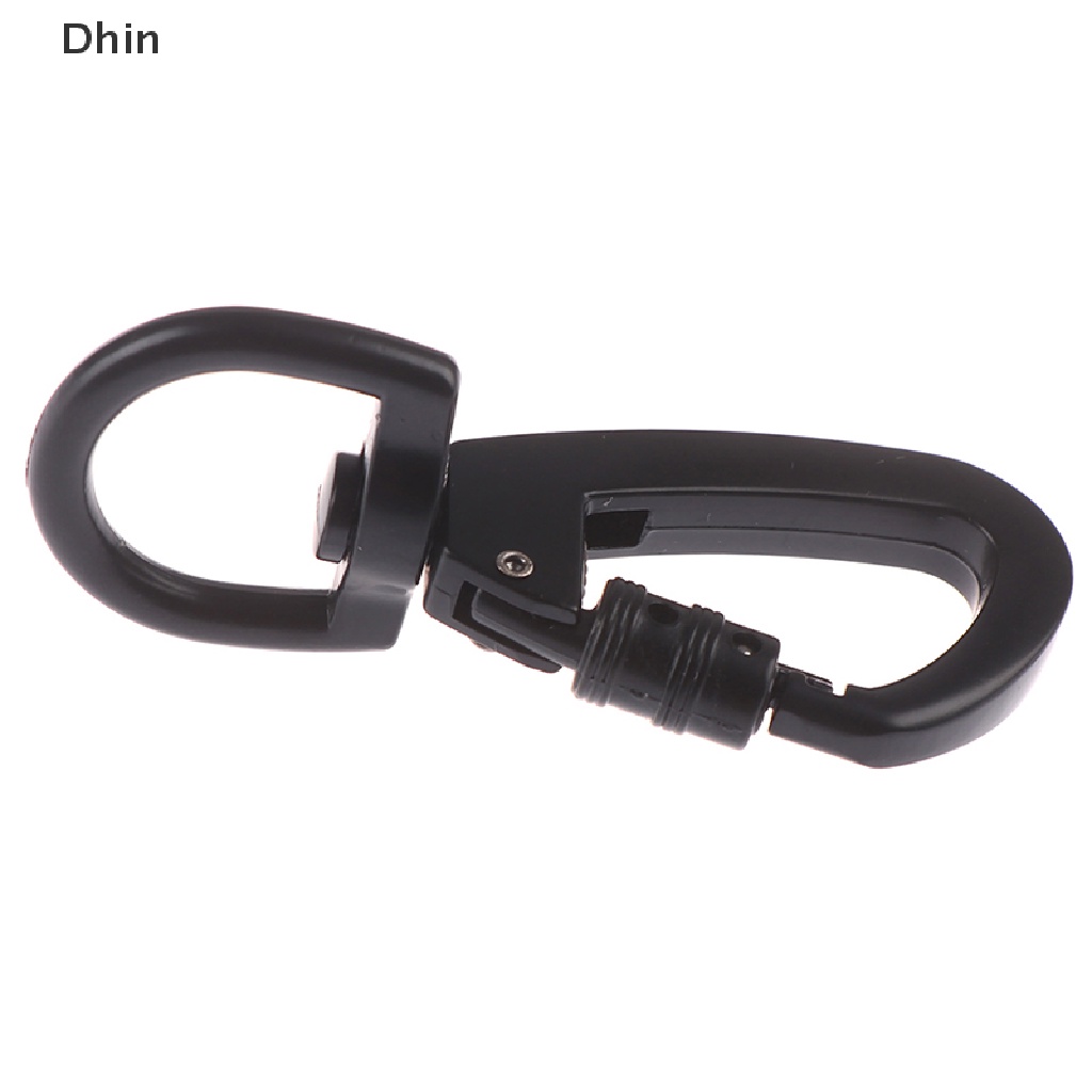 1 Móc Khóa Tự Động Dạng Chữ D Có Vòng Xoay Dùng Ngoài Trời