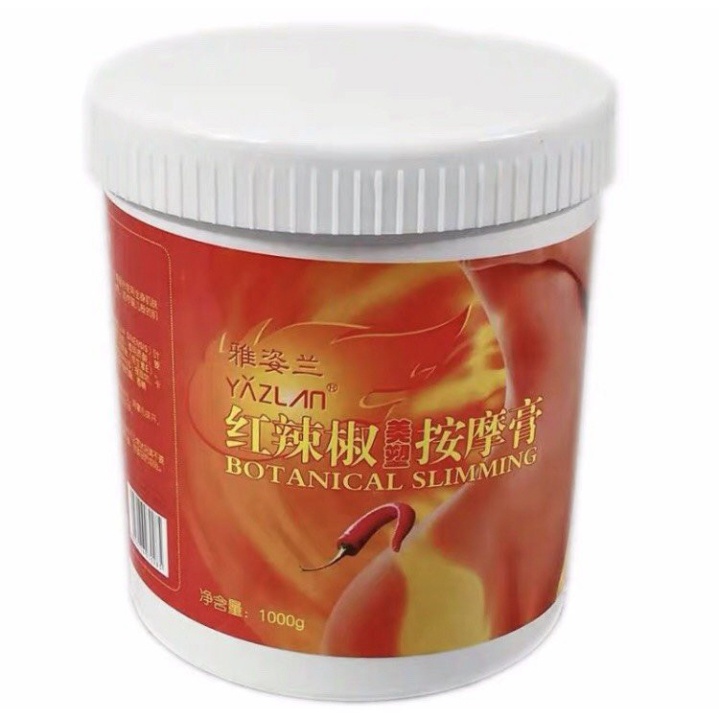 Kem nóng ớt tan mỡ hũ 1000gr