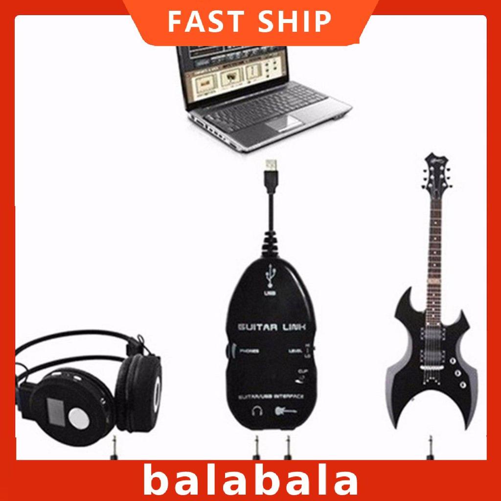 [BL]Guitar Cable Audio USB Link Interface Adapter For Guitarra Players Gift