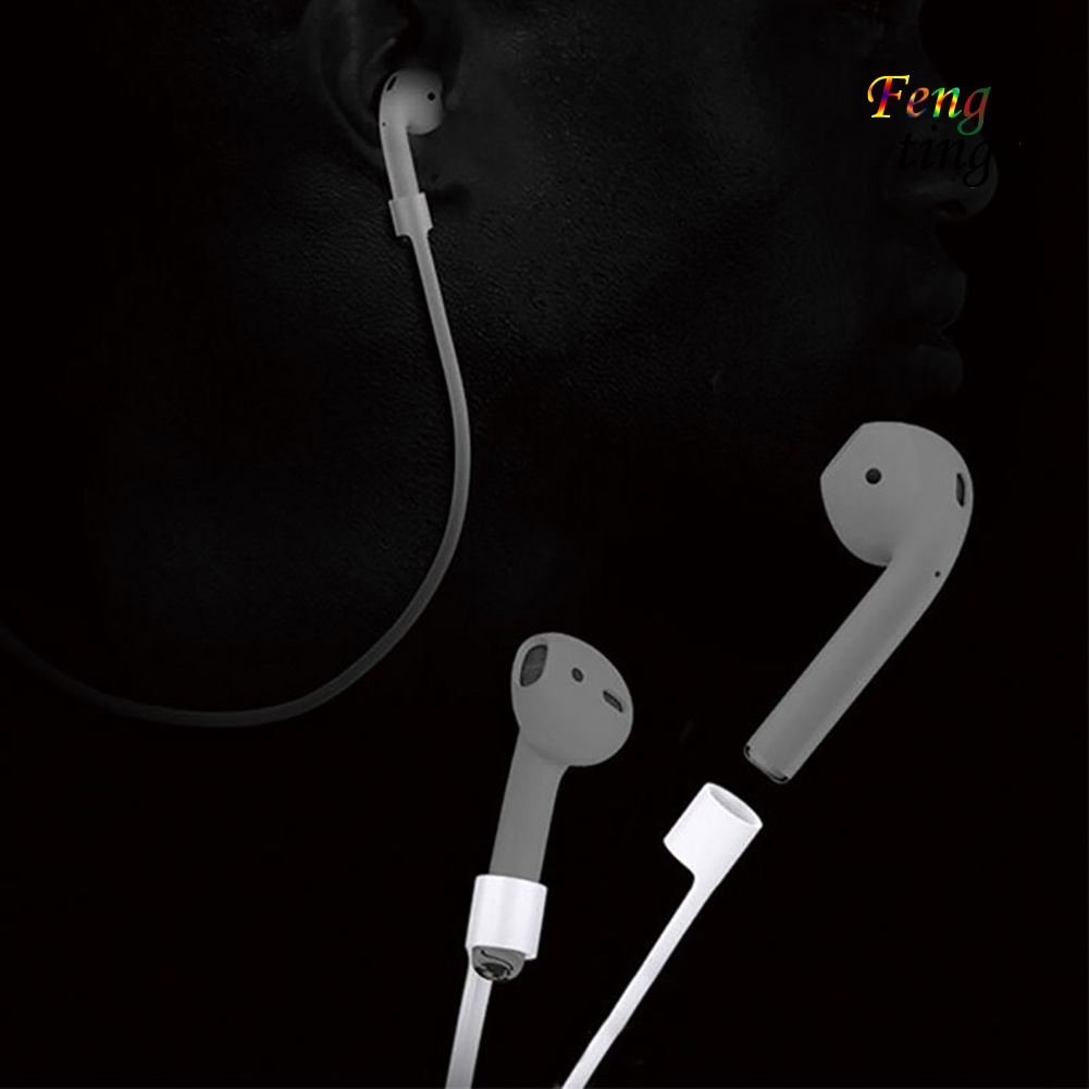 Dây silicon đeo cổ giữ chống rơi thích hợp cho tai nghe bluetooth airpods