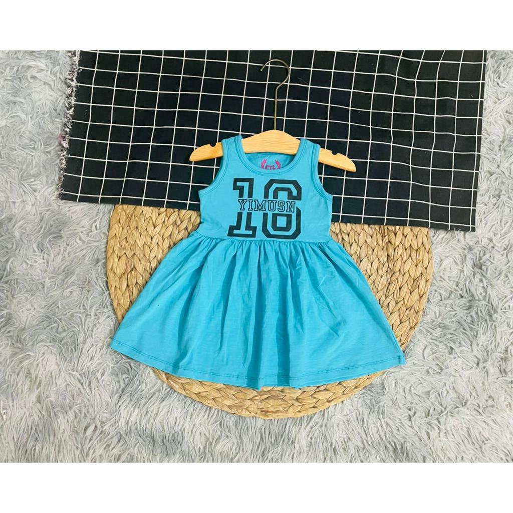 CHỌN MẪU link 3- Váy sát nách đầm không tay cho bé vải cotton xuất dư, thun lạnh mềm mát đồ bộ bé gái shop NEM