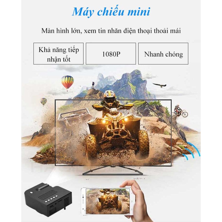 [ Home Decor ] Máy chiếu mini UC28C nhỏ gọn bỏ túi