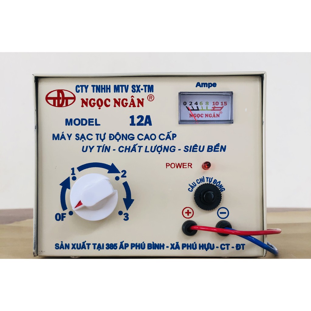 Máy sạc bình acquy_MODEL 12A có tăng giảm