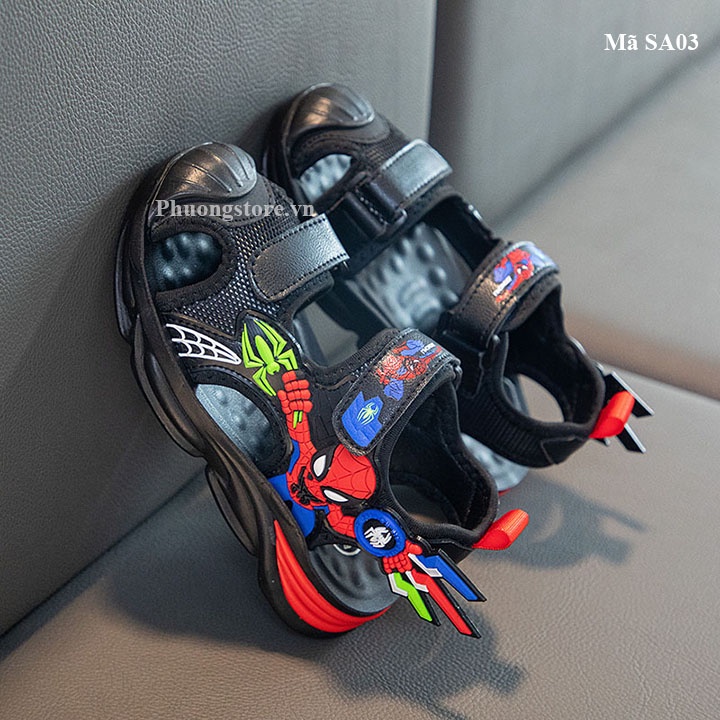 Giày siêu nhân bé trai từ 2-10 tuổi kiểu sandal rọ SA03