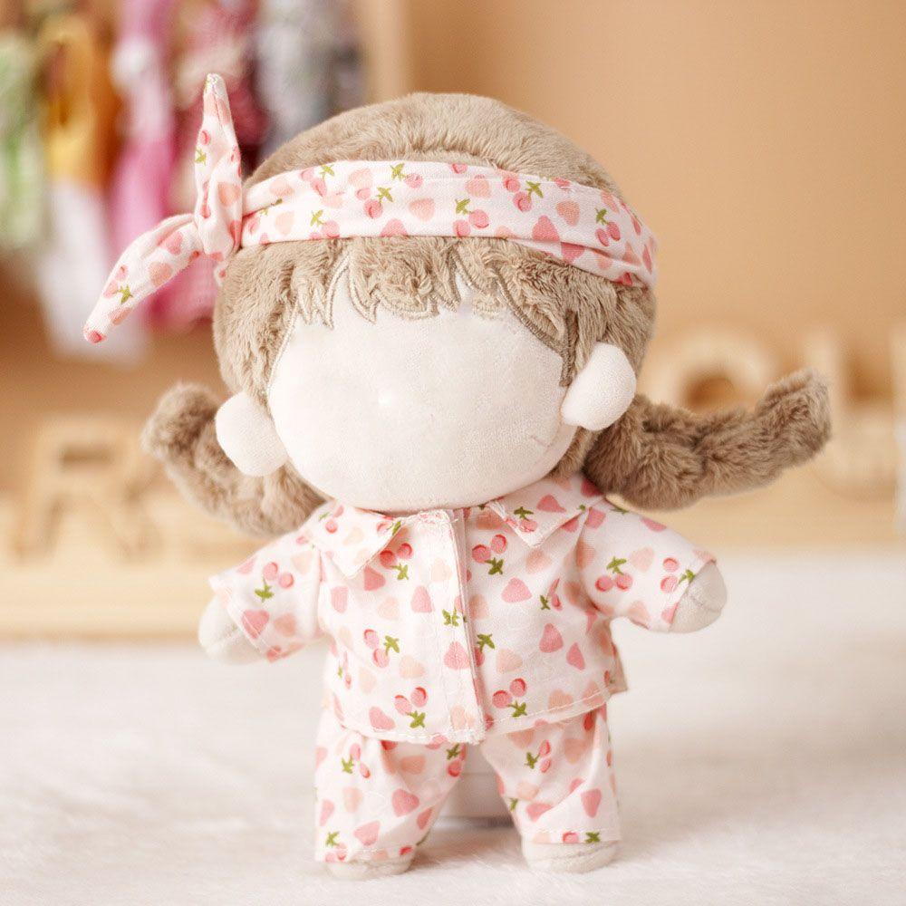 SUENIN 1 Bộ Quần Áo Búp Bê 20cm Bằng Vải Cotton 2 Kiểu Dễ Thương