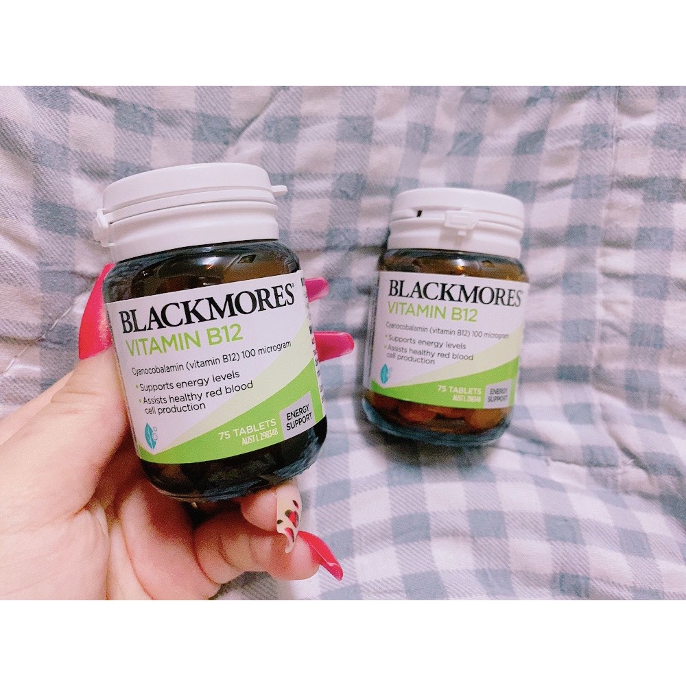 VITAMIN B12 BLACKMORES ÚC 30 VIÊN- HỖ TRỢ NGƯỜI ĂN CHAY VÀ CHỐNG TRẦM CẢM