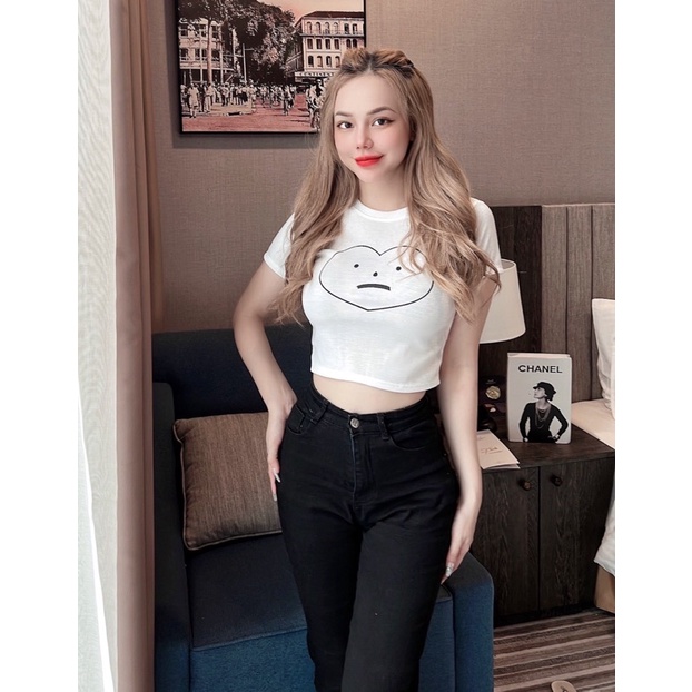 Áo thun croptop nhiều kiểu siêu xinh