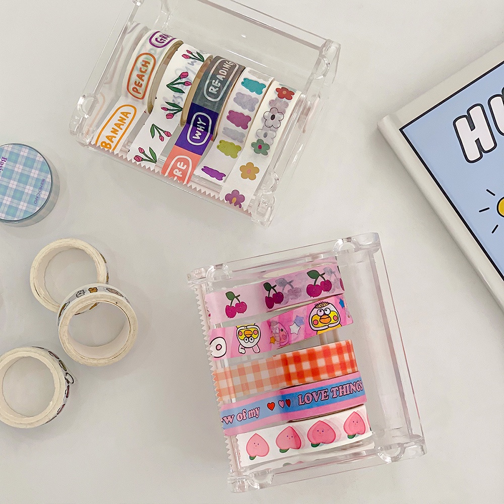 Giá Đỡ Cuộn Băng Keo Dán Tường Tiện Dụng Cho Trường Học