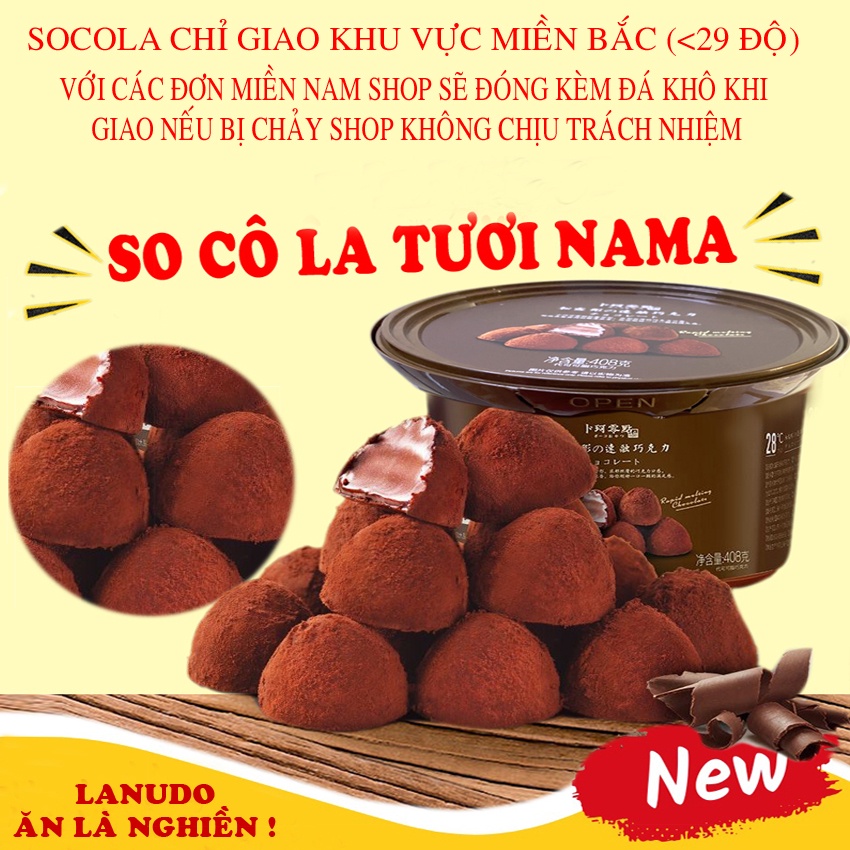 Socola tươi nama hộp 408gam