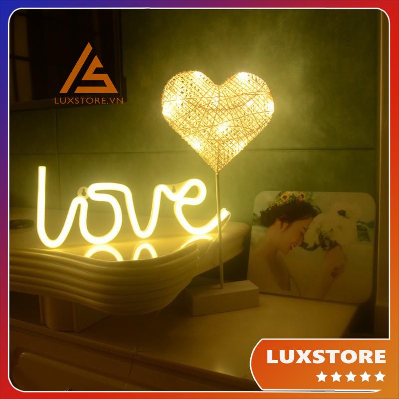 ĐÈN LED NEON TRANG TRÍ CHỮ LOVE - ĐÈN DECOR QUÀ TẶNG SINH NHẬT LỄ TÌNH NHÂN