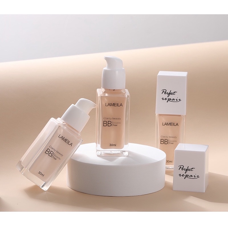 Kem nền dưỡng ẩm trắng da che khuyết điểm mềm mịn BB Lameila Clarity Beauty NO3019