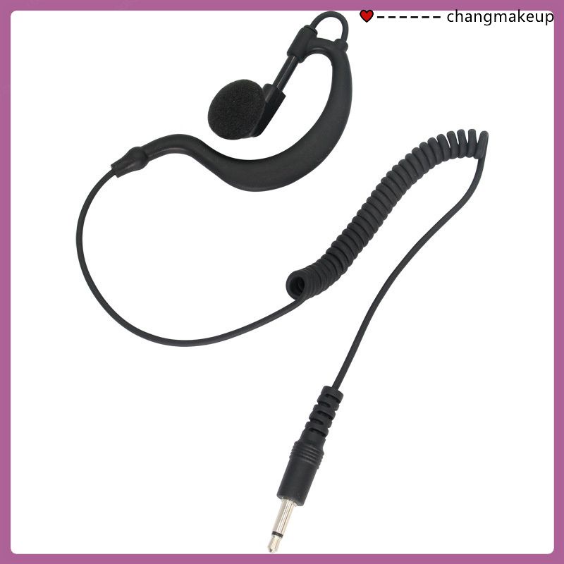 Không khí Ống Nghe Chỉ với Tai Nghe 3.5mm Cắm cho Walkie Talkie/Hai Cách Phát Thanh Trong Tai Stereo Có Dây tai nghe Cho MP3 Ⓦ
