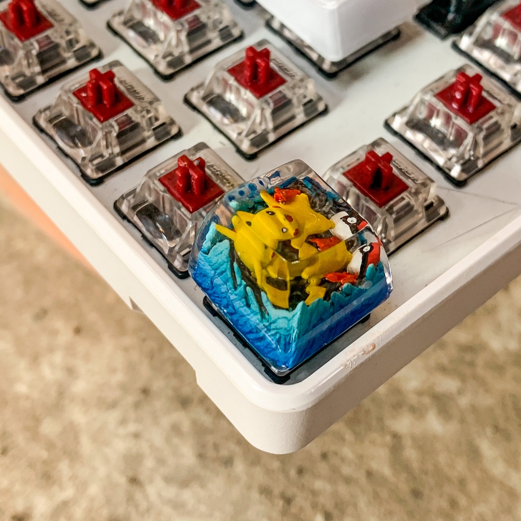 Nút bàn phím cơ máy tính - Artisan keycap - Pokemon Keycap