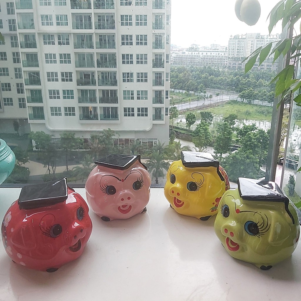 lợn đất tiết kiệm Bát Tràng cao cấp – Kiểu mới HEO TÚ TÀI– 4 màu lựa chọn – lợn đất phong thủy Thu Hút Tài Lộc, May Mắn | BigBuy360 - bigbuy360.vn