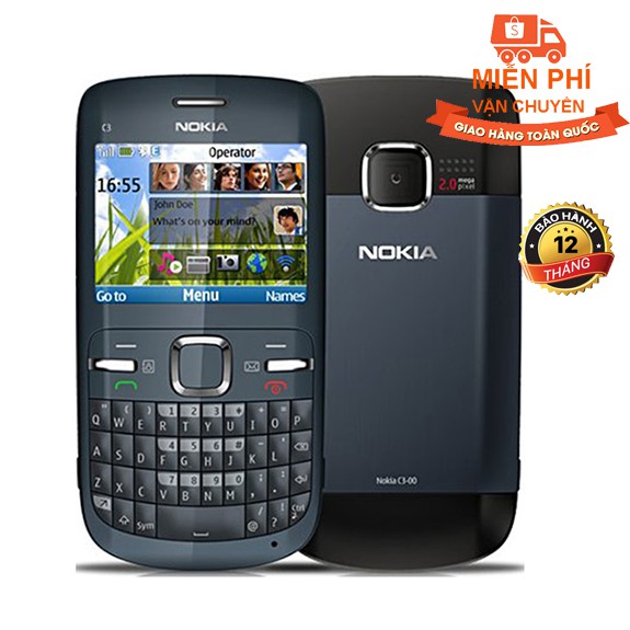 Điện thoại độc nokia c3 00 có wifi giá rẻ pin khủng