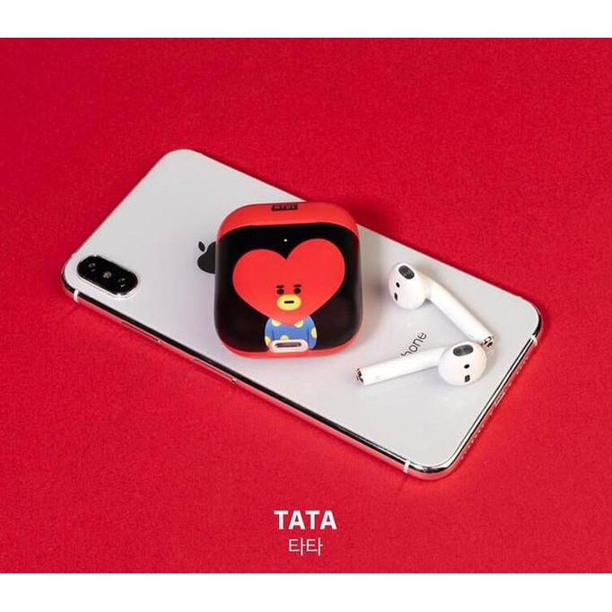 Vỏ Bảo Vệ Hộp Đựng Tai Nghe Airpods Hình Bt21 Đáng Yêu Ốp