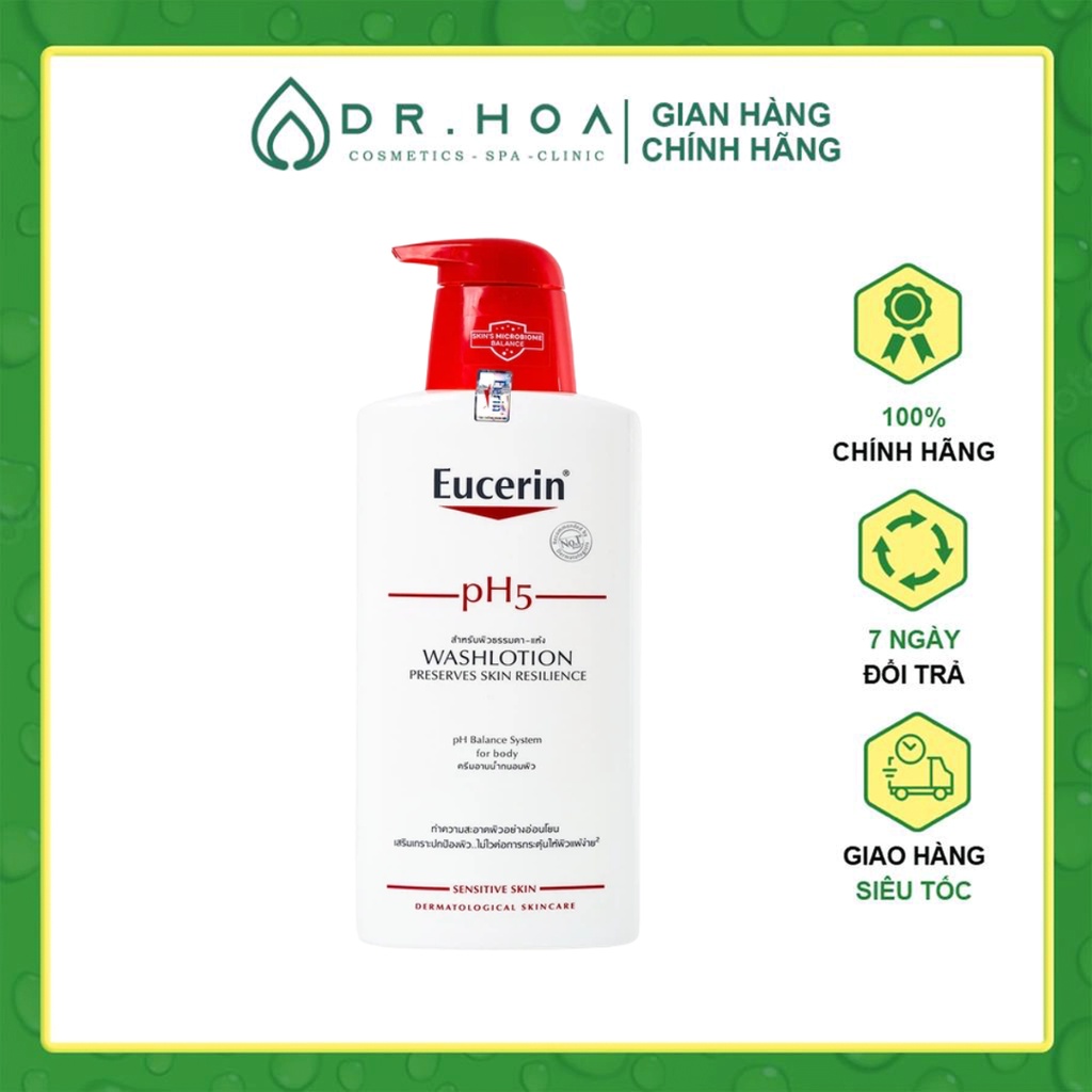 Sữa tắm cho da nhạy cảm Eucerin ph5 Washlotion