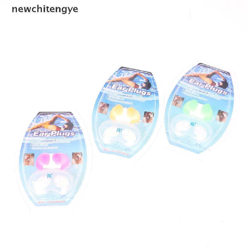 NCY Adult Kids Swimming Earplugs Professional Waterproof Children Swim Pool Ear Plug YE