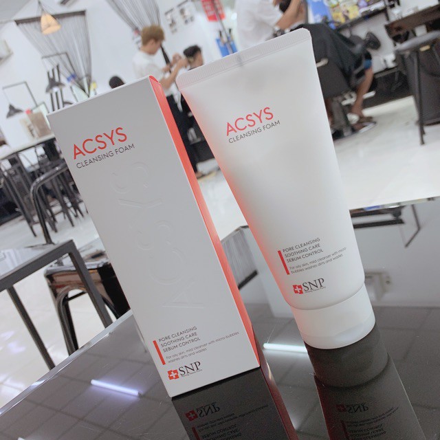 Sửa rửa mặt SNP Acsys dịu nhẹ cho da mụn và da nhạy cảm Cleansing Foam 180ml | BigBuy360 - bigbuy360.vn