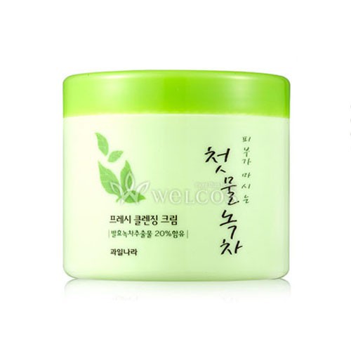 Kem massage trà xanh thảo dược Welcos Green Tea Control Hàn Quốc 300g