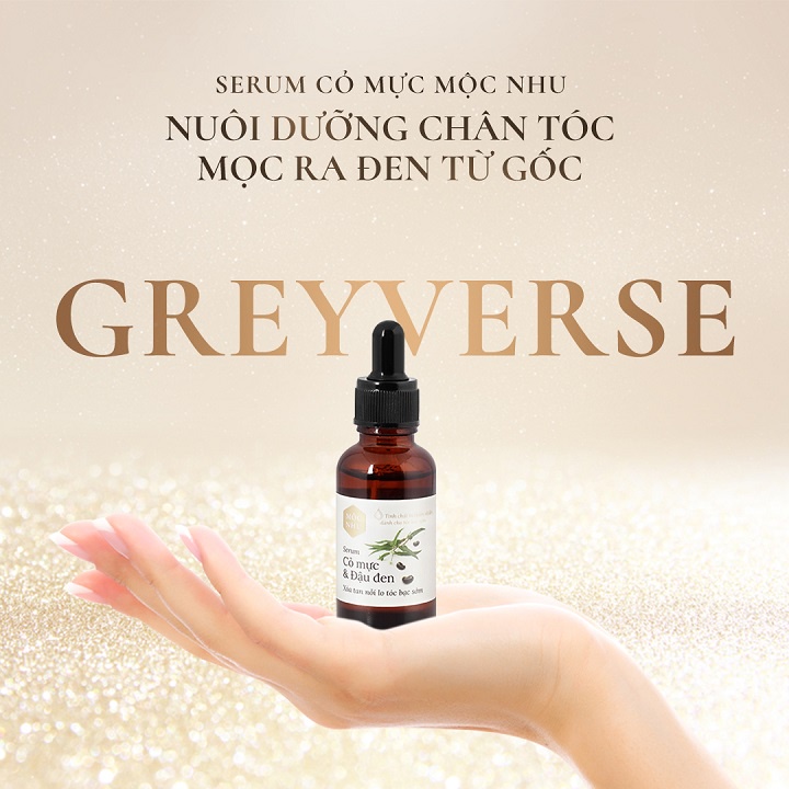 [Mộc Nhu] Serum Cỏ Mực Mộc Nhu 30ml - Cải thiện tóc bạc sớm + 1 son dưỡng môi